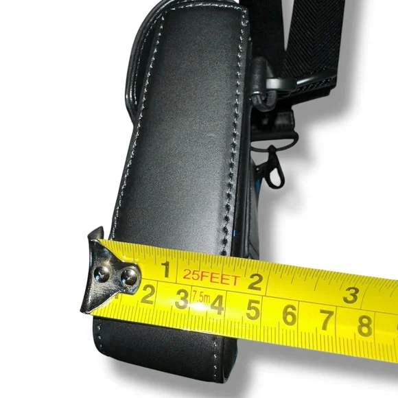 MCM Color Splash Logo Small Crossbody Bag in "Vallarta Blue" Colorway UNISEX NWT - Picture 7 of 15